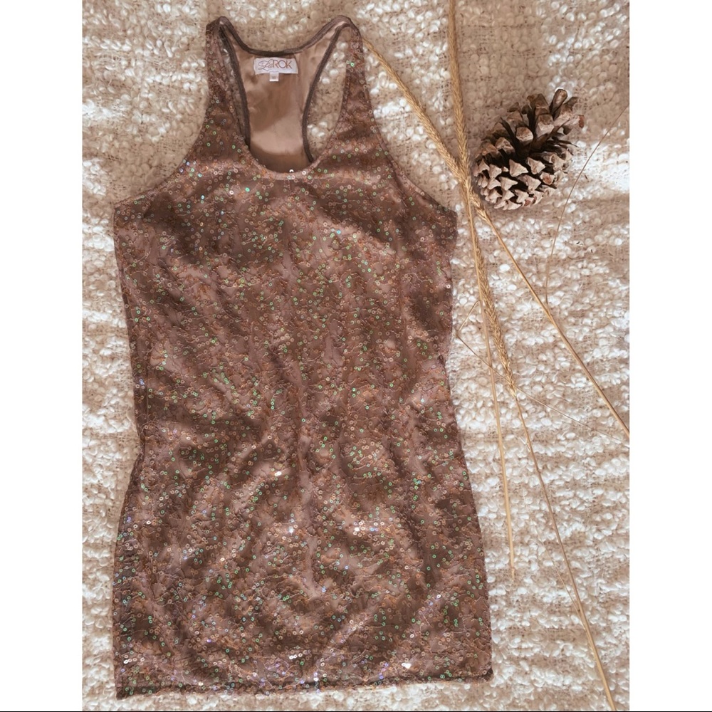 LaRok Sequin Tunic Racerback Dress XS / Revolve